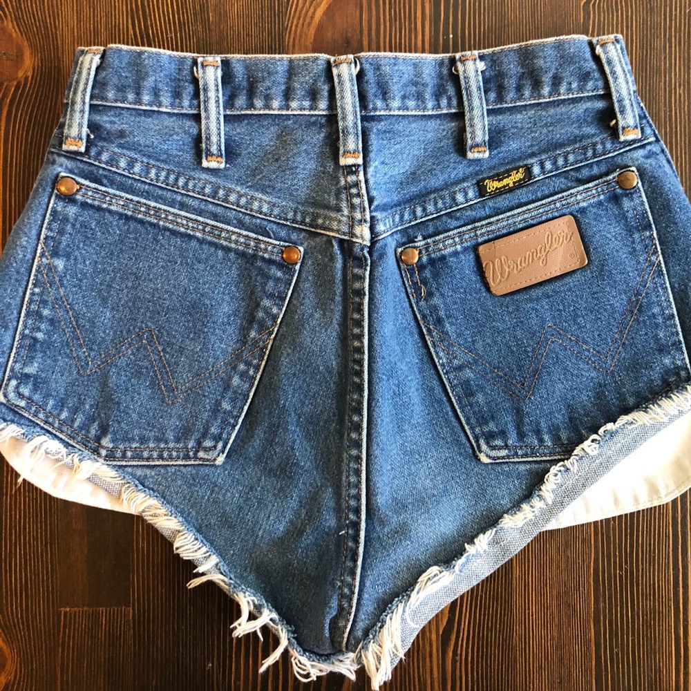 Wrangler jean cut offs